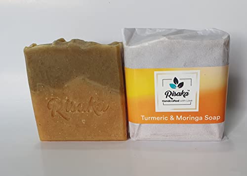 Turmeric and Moringa Soap 100gm Cold processed and Organic